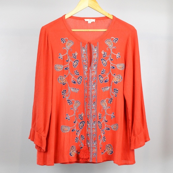 entro Embroidered Blouse - Picture 1 of 2